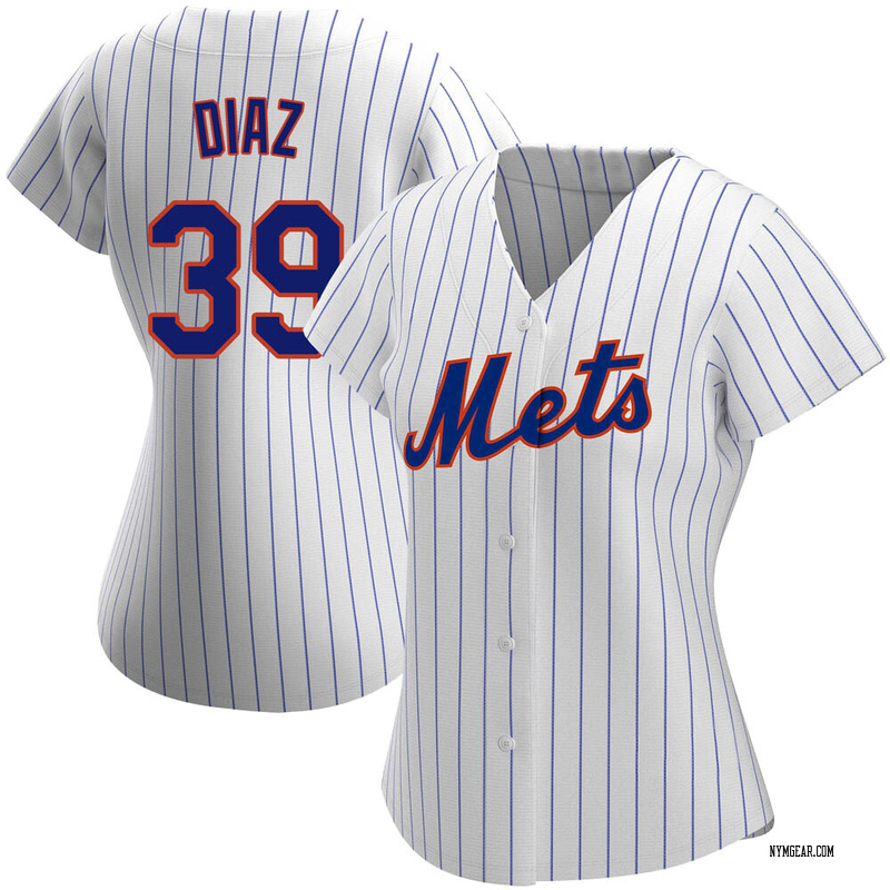 Denyi Reyes Women's Nike White New York Mets Home Replica Custom Jersey Size: Small